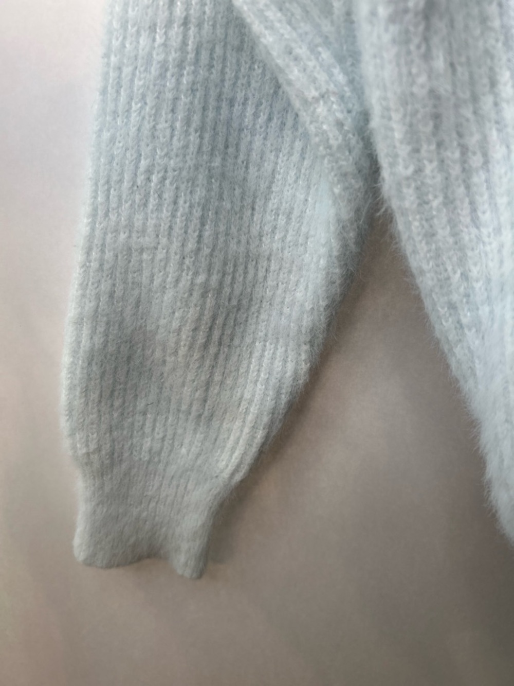 Altar'd State Women’s Icy Blue Amiah Twist Back Sweater, Size Small - Picture 7 of 13
